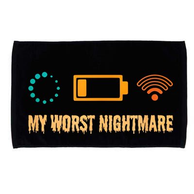 Low Battery No Wifi And Game Buffering My Worst Nightmare Gift Microfiber Hand Towel