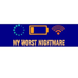 Low Battery No Wifi And Game Buffering My Worst Nightmare Gift Bumper Sticker