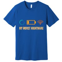 Low Battery No Wifi And Game Buffering My Worst Nightmare Gift Premium T-Shirt