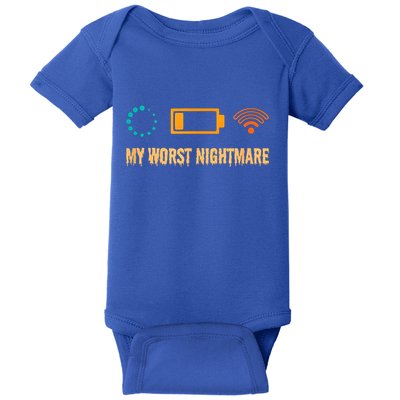 Low Battery No Wifi And Game Buffering My Worst Nightmare Gift Baby Bodysuit