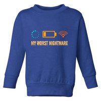 Low Battery No Wifi And Game Buffering My Worst Nightmare Gift Toddler Sweatshirt