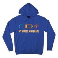 Low Battery No Wifi And Game Buffering My Worst Nightmare Gift Tall Hoodie
