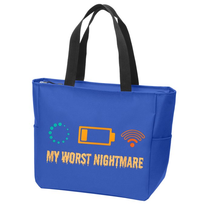 Low Battery No Wifi And Game Buffering My Worst Nightmare Gift Zip Tote Bag