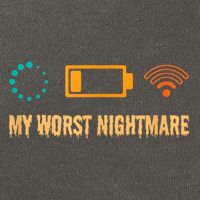 Low Battery No Wifi And Game Buffering My Worst Nightmare Gift Cotton Canvas Backpack