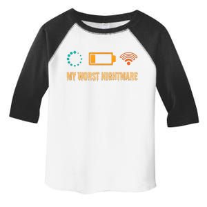 Low Battery No Wifi And Game Buffering My Worst Nightmare Gift Toddler Fine Jersey T-Shirt