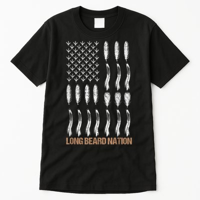 Long Beard Nation Turkey Hunting Tall T-Shirt
