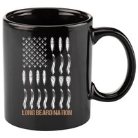Long Beard Nation Turkey Hunting 11oz C Handle Ceramic Mug