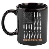 Long Beard Nation Turkey Hunting 11oz C Handle Ceramic Mug