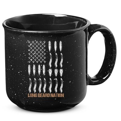 Long Beard Nation Turkey Hunting 15oz Campfire Ceramic Mug