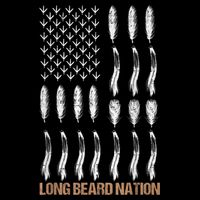 Long Beard Nation Turkey Hunting Drawstring Bag
