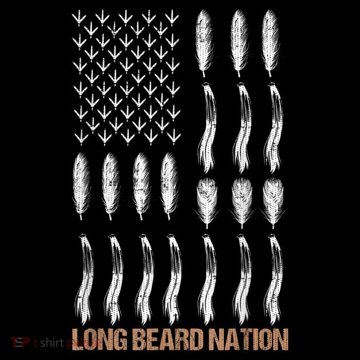 Long Beard Nation Turkey Hunting Tank Top