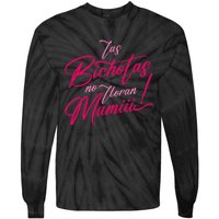 Las Bichotas No Lloran Mami Tie-Dye Long Sleeve Shirt