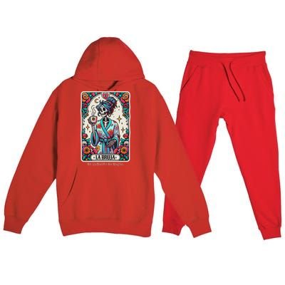 La Bruja No Cafecito No Magic Skeleton Premium Hooded Sweatsuit Set