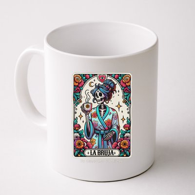 La Bruja No Cafecito No Magic Skeleton Coffee Mug