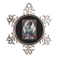 La Bruja No Cafecito No Magic Skeleton Metallic Star Ornament