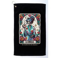 La Bruja No Cafecito No Magic Skeleton Golf Towel