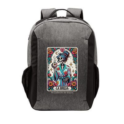 La Bruja No Cafecito No Magic Skeleton Vector Backpack