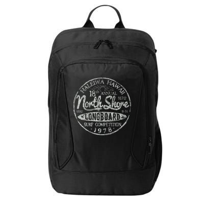 Long Board North Shore Surf Hawaii Beach City Backpack