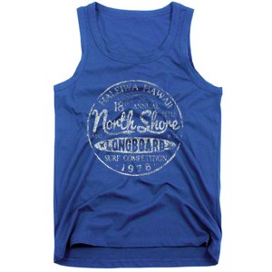 Long Board North Shore Surf Hawaii Beach Tank Top