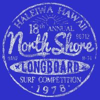 Long Board North Shore Surf Hawaii Beach Toddler T-Shirt