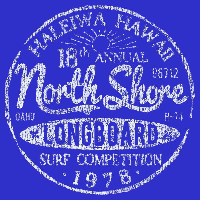 Long Board North Shore Surf Hawaii Beach Toddler T-Shirt