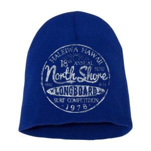 Long Board North Shore Surf Hawaii Beach Short Acrylic Beanie