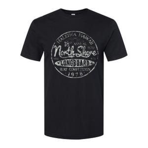 Long Board North Shore Surf Hawaii Beach Softstyle CVC T-Shirt