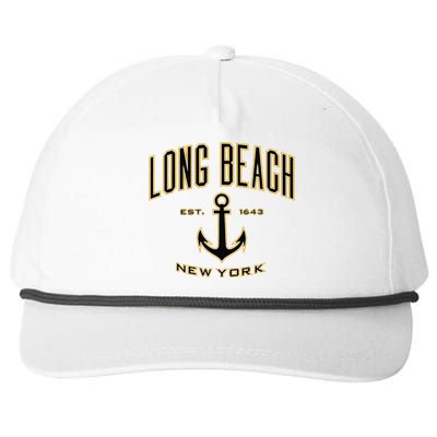 Long Beach New York Snapback Five-Panel Rope Hat