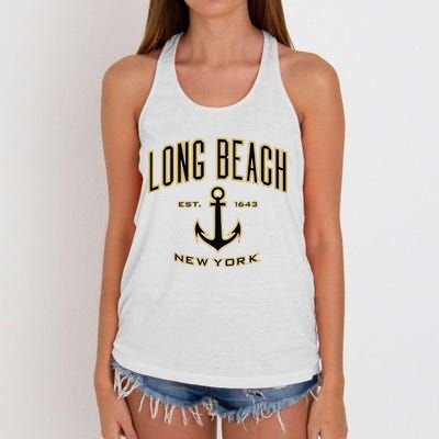 Long Beach New York Women's Knotted Racerback Tank