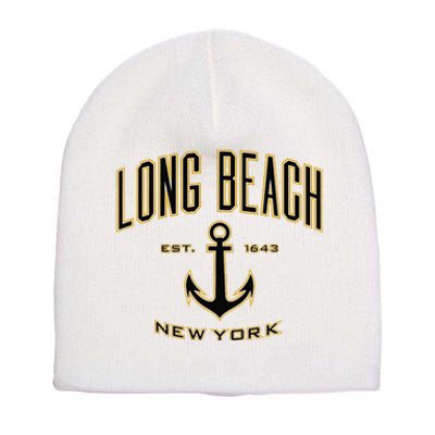 Long Beach New York Short Acrylic Beanie