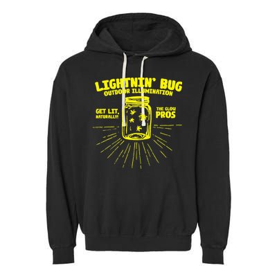 Lightnin' Bug Outdoor Illumination Get Lit Naturally The  Garment-Dyed Fleece Hoodie