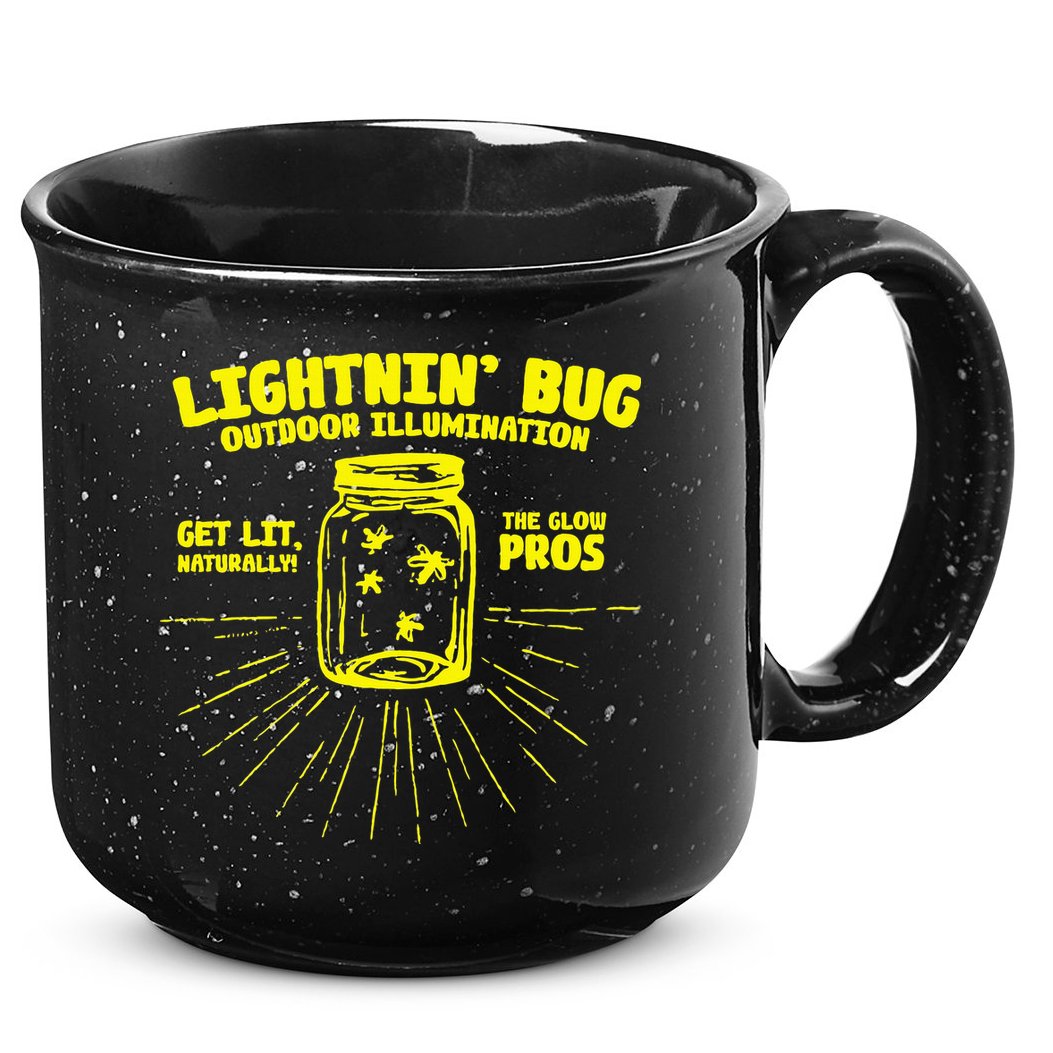 Lightnin' Bug Outdoor Illumination Get Lit Naturally The  15oz Campfire Ceramic Mug
