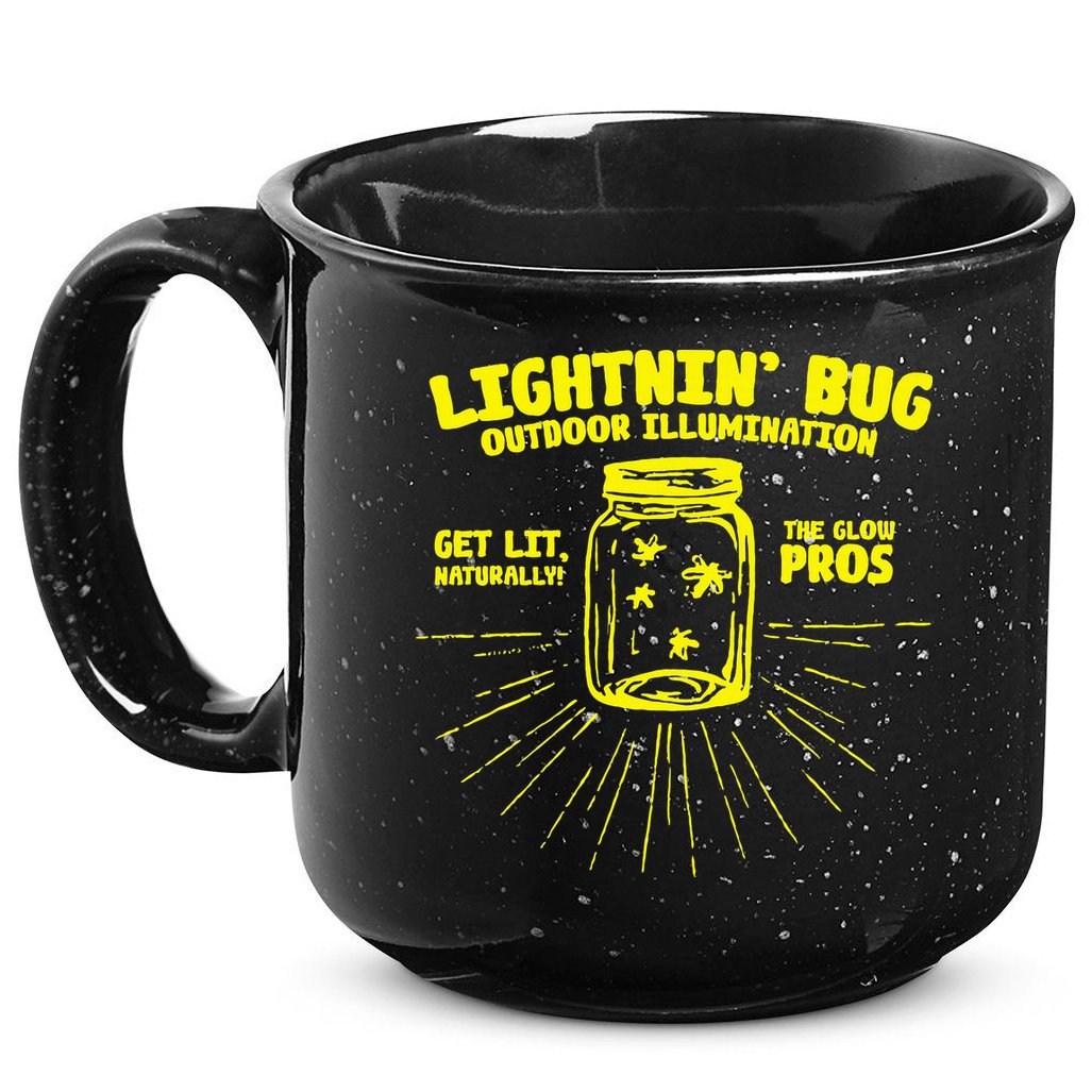 Lightnin' Bug Outdoor Illumination Get Lit Naturally The  15oz Campfire Ceramic Mug