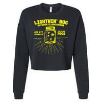 Lightnin' Bug Outdoor Illumination Get Lit Naturally The  Cropped Pullover Crew