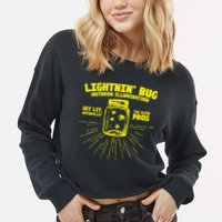 Lightnin' Bug Outdoor Illumination Get Lit Naturally The  Cropped Pullover Crew