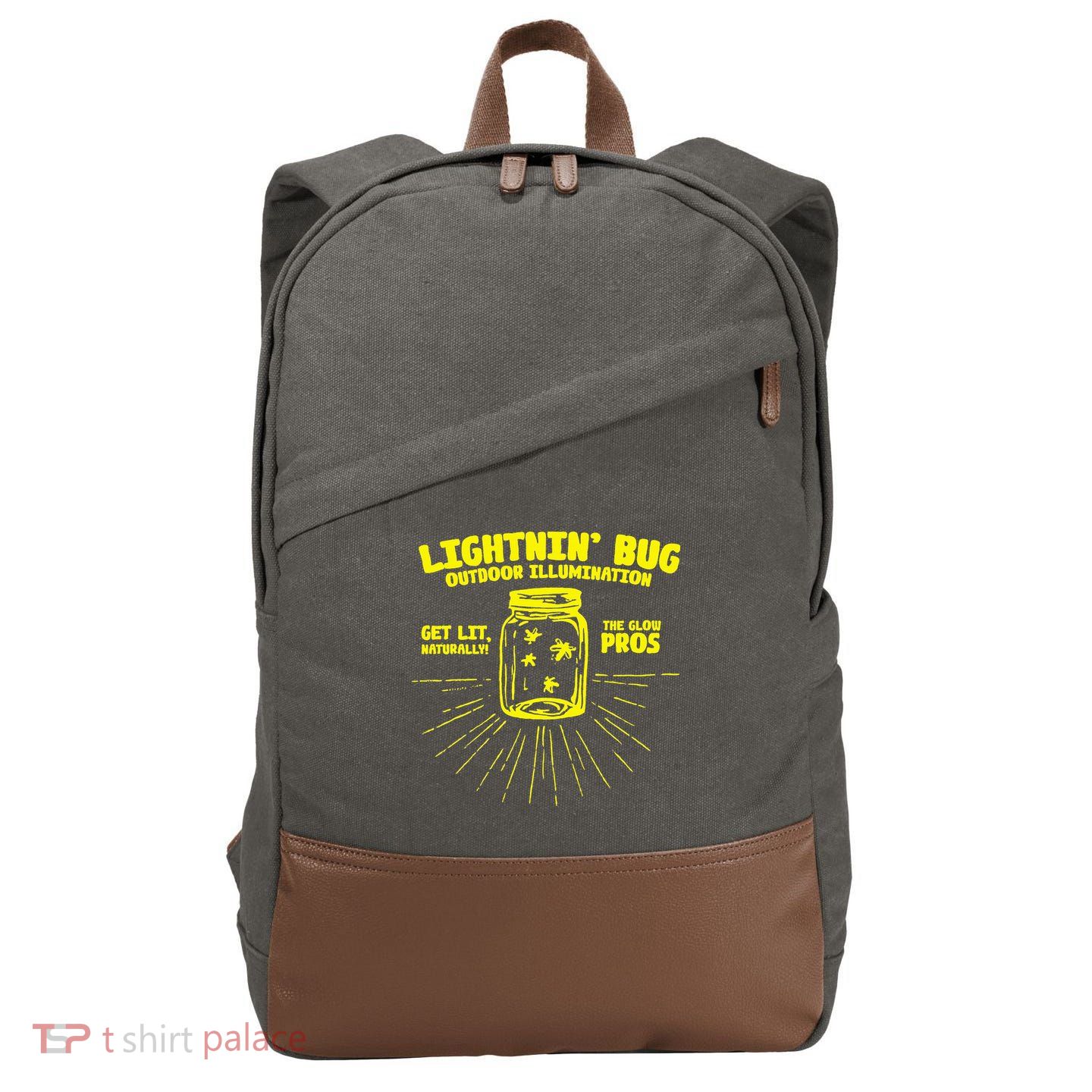 Lightnin' Bug Outdoor Illumination Get Lit Naturally The  Cotton Canvas Backpack
