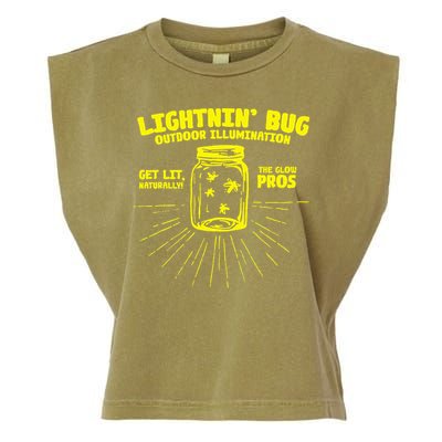 Lightnin' Bug Outdoor Illumination Get Lit Naturally The  Garment-Dyed Women's Muscle Tee