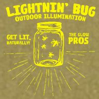 Lightnin' Bug Outdoor Illumination Get Lit Naturally The  Garment-Dyed Women's Muscle Tee