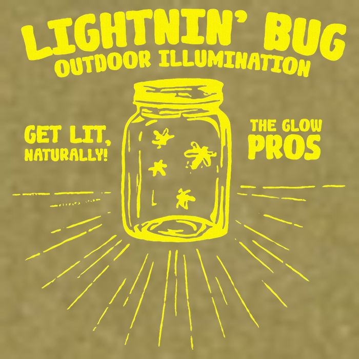 Lightnin' Bug Outdoor Illumination Get Lit Naturally The  Garment-Dyed Women's Muscle Tee