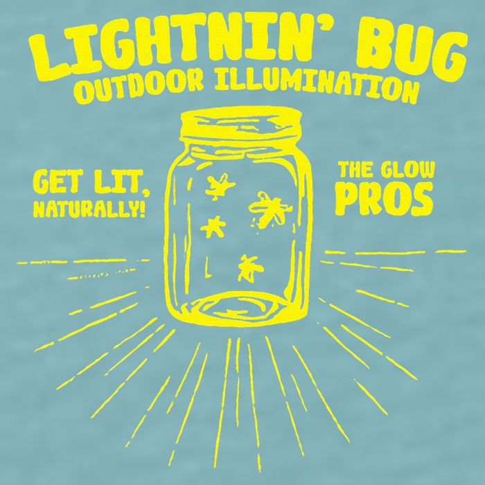 Lightnin' Bug Outdoor Illumination Get Lit Naturally The  Sueded Cloud Jersey T-Shirt