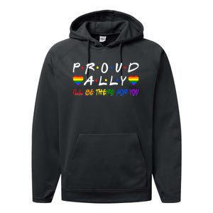 Lgbtq Black Pride Proud Ally Lesbian Gay Gift Performance Fleece Hoodie