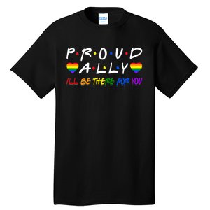 Lgbtq Black Pride Proud Ally Lesbian Gay Gift Tall T-Shirt