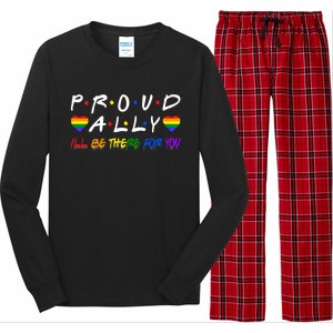 Lgbtq Black Pride Proud Ally Lesbian Gay Gift Long Sleeve Pajama Set