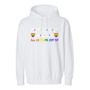 Lgbtq Black Pride Proud Ally Lesbian Gay Gift Garment-Dyed Fleece Hoodie