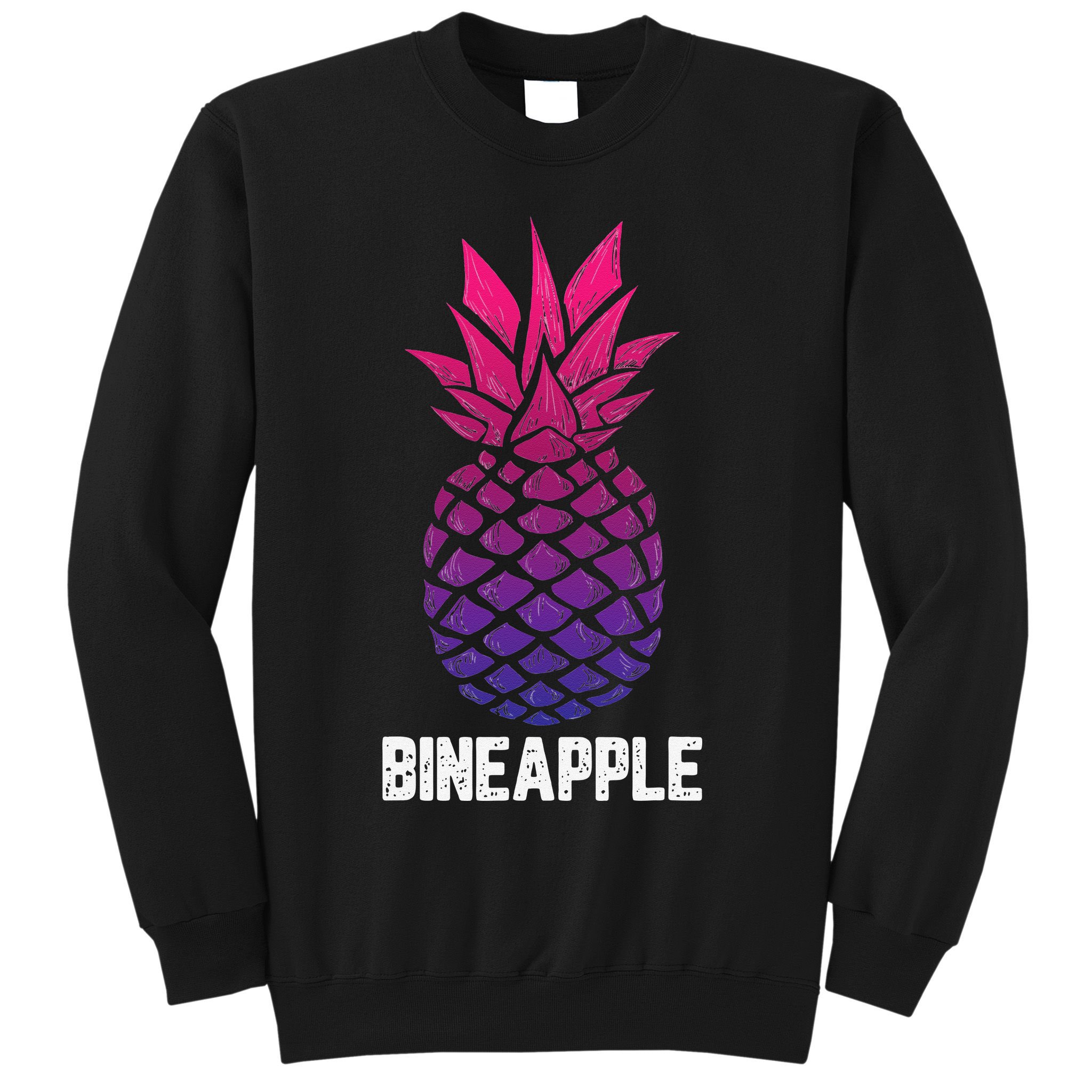 LGBTQ BiSexual Pineapple Tropical Summer Cool Pride Gifts Sweatshirt