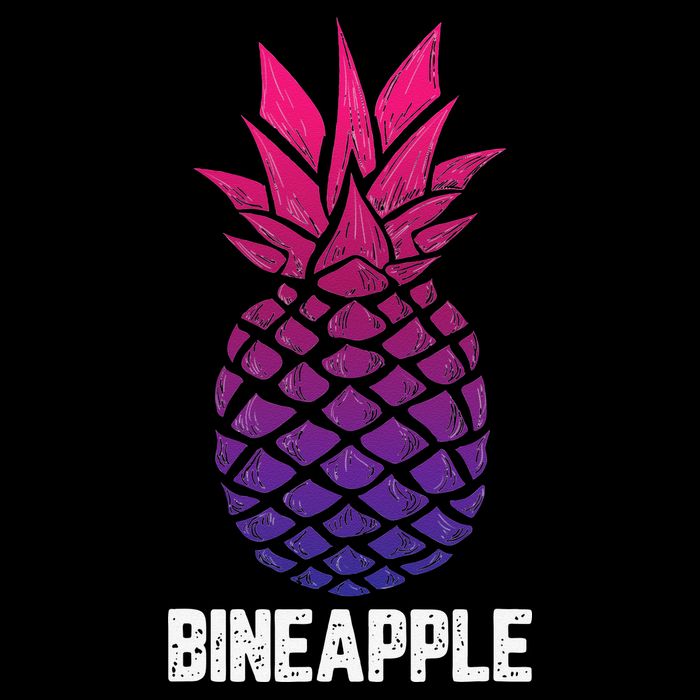 LGBTQ BiSexual Pineapple Tropical Summer Cool Pride Gifts Baby Bodysuit
