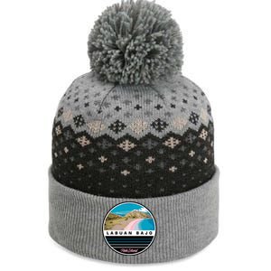 Labuan Bajo Pink Island The Baniff Cuffed Pom Beanie