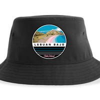 Labuan Bajo Pink Island Sustainable Bucket Hat