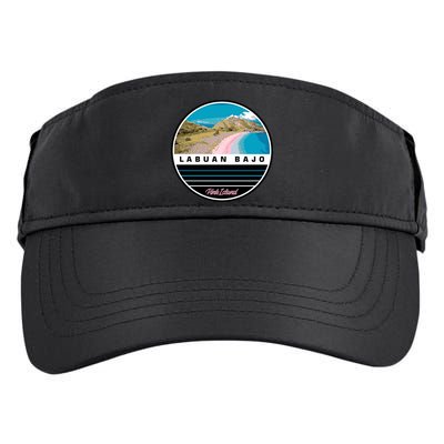Labuan Bajo Pink Island Adult Drive Performance Visor