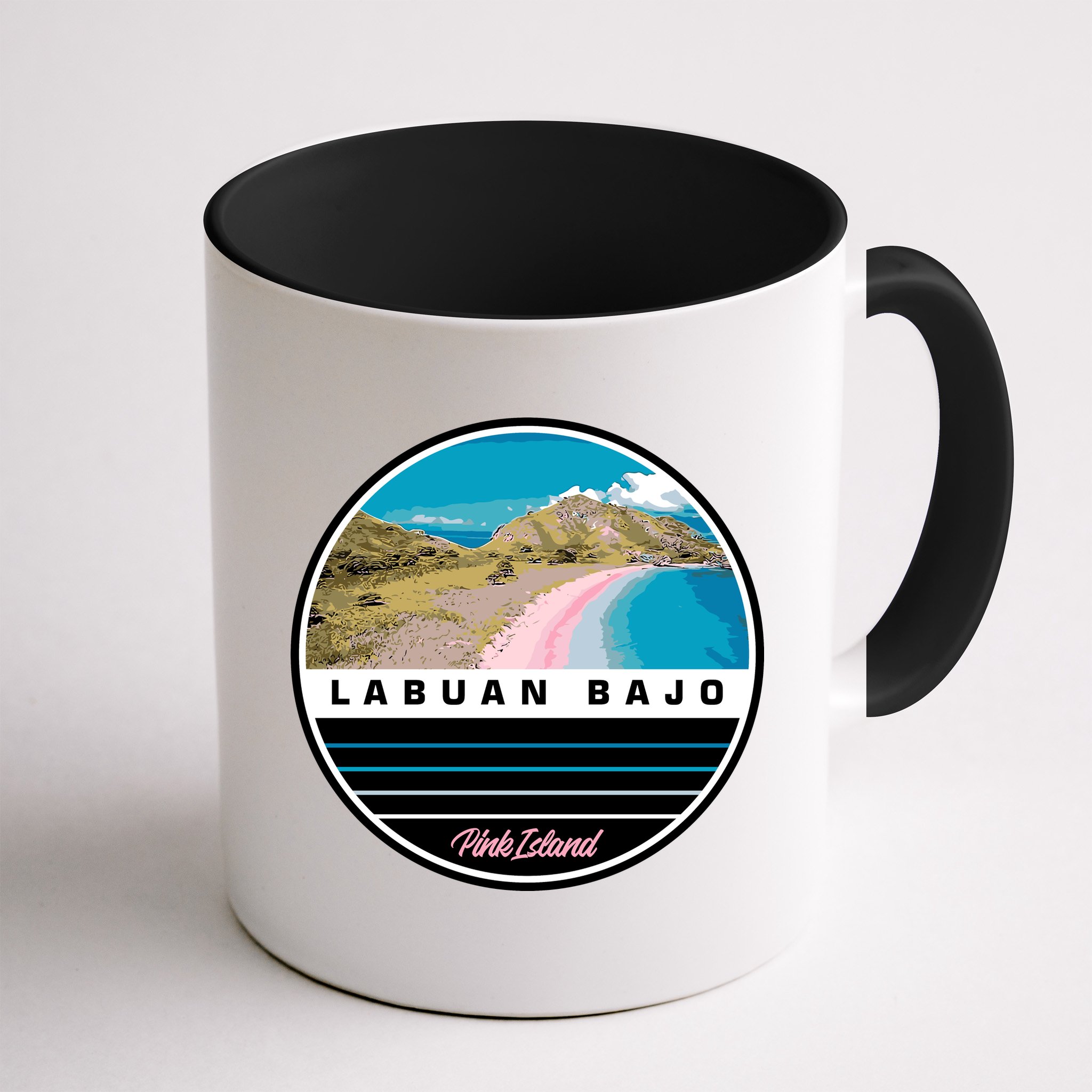 Labuan Bajo Pink Island Mug